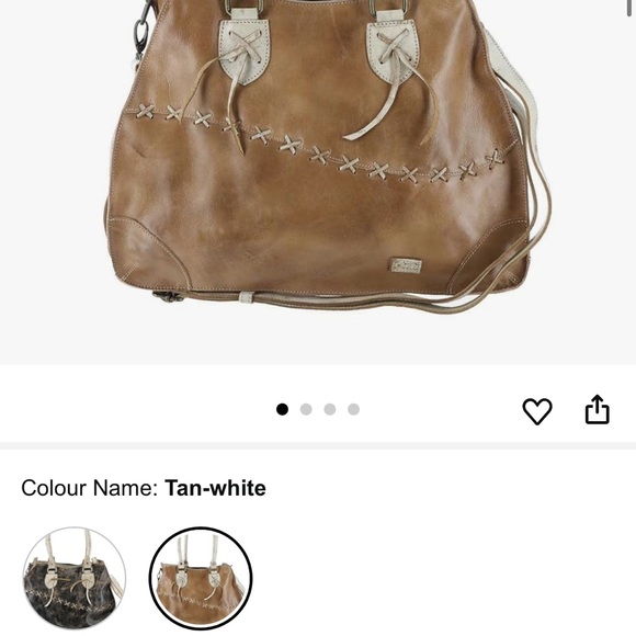 Bed Stu Tan Leather Shoulder Bag - Picture 5 of 5